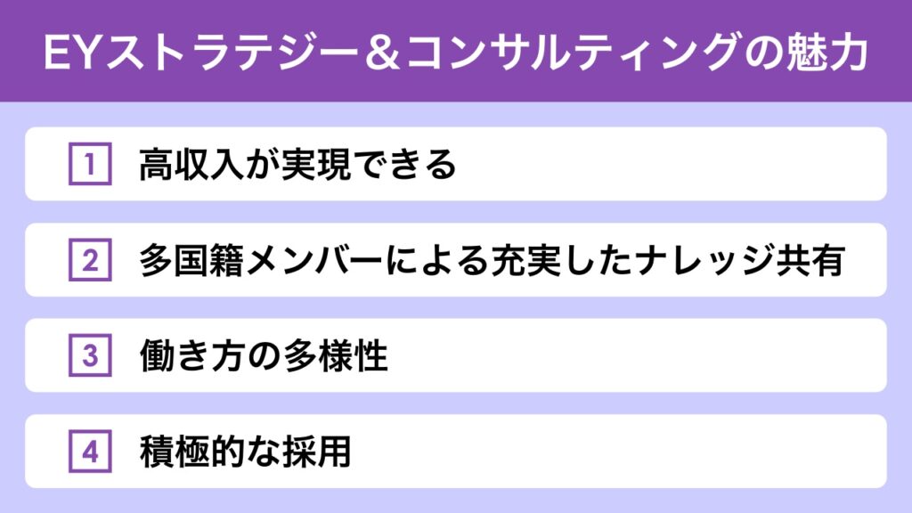 EYストラテジー＆コンサルティングの良い評判・魅力