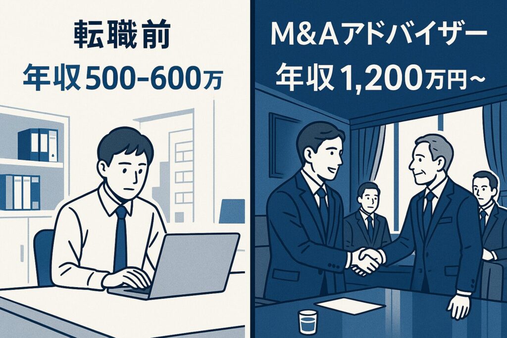 M&A業界の年収比較