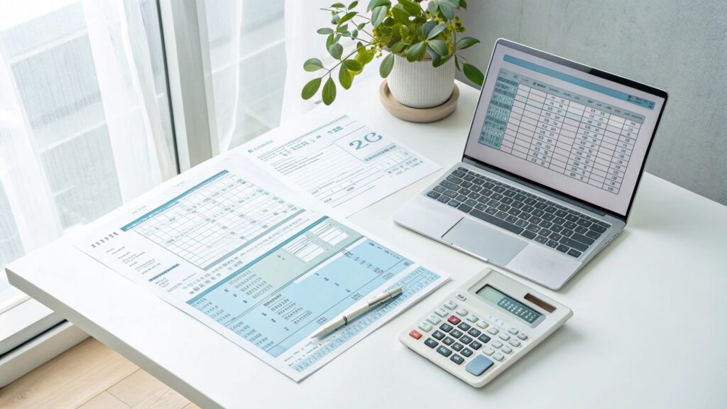 欠損金繰越控除のグラフや計算図